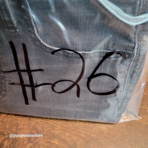 Madewell Jeans 27 Skinny 9" High Rise Black Sea Wash H2230 Tummy Control Stretch - Picture 12 of 12